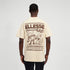 Ellesse tshirt for man אלס חולצה טישרט אוברסייז בצבע בז' לגבר
